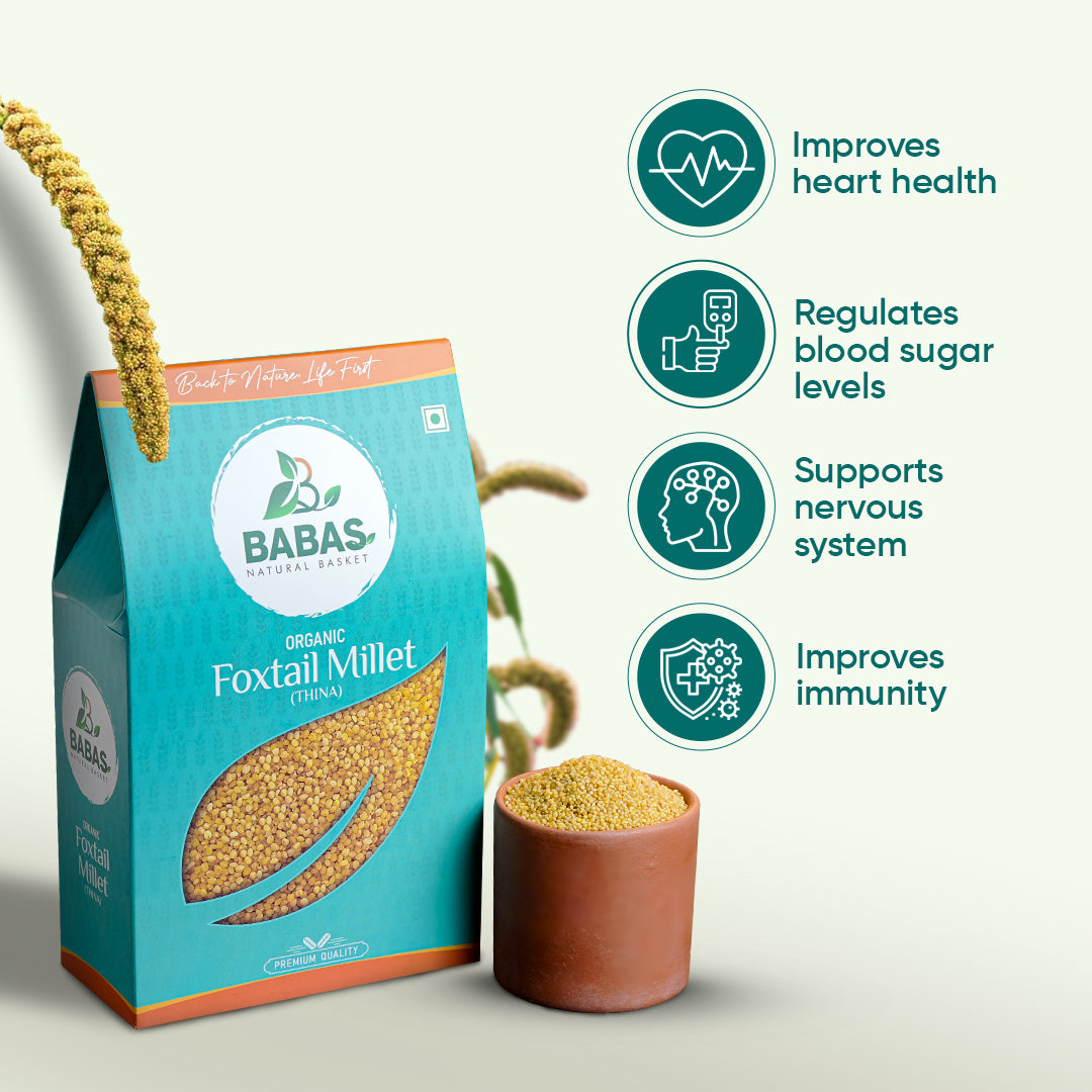 Babas Organic Foxtail Millet 500g