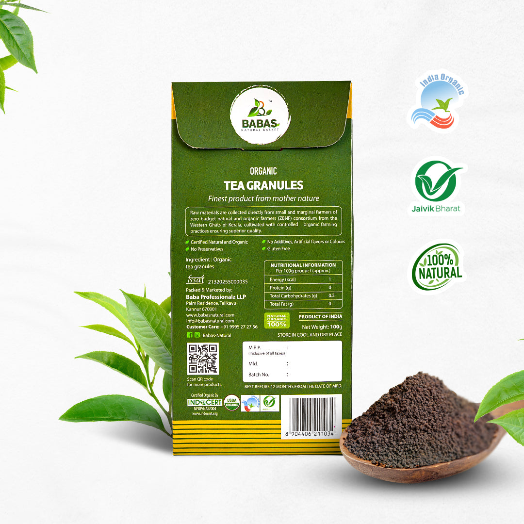 Babas Organic Tea Granules 100g