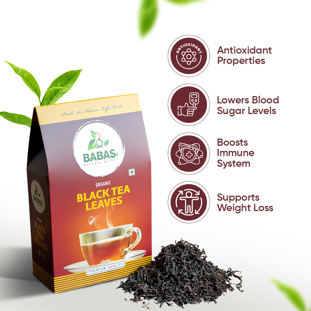 Babas Organic Black Tea Leaves 100g