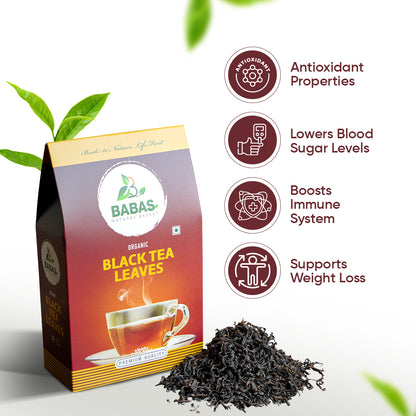 Babas Organic Black Tea Leaves 100g