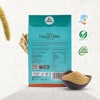 Babas Organic Foxtail Millet 500g