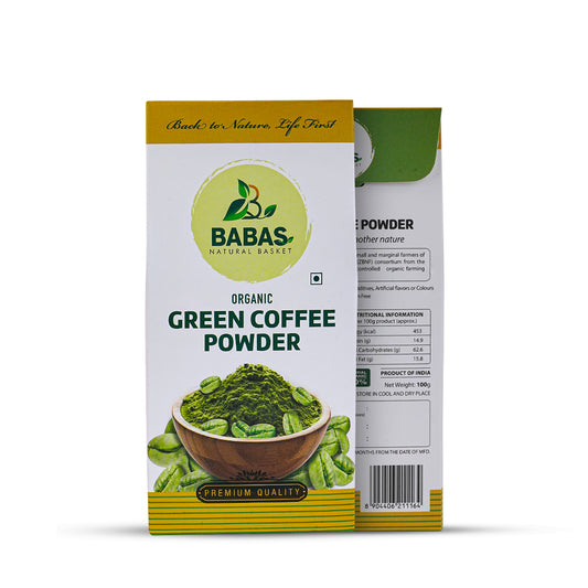 Babas Organic Green Coffee Powder 100g