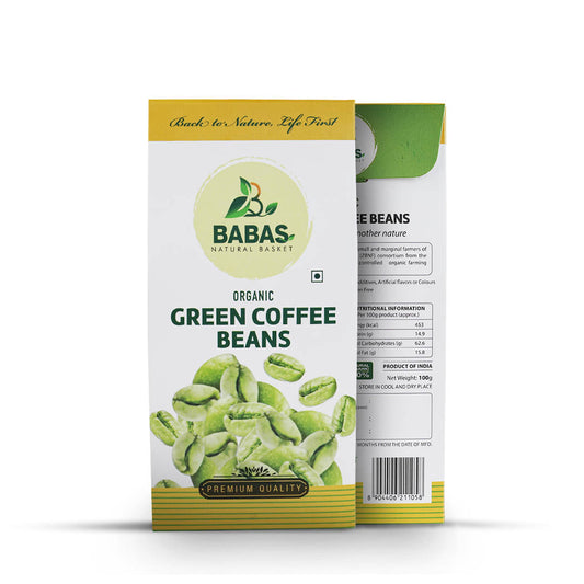 Babas Organic Green Coffee Beans 100g