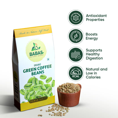 Babas Organic Green Coffee Beans 100g