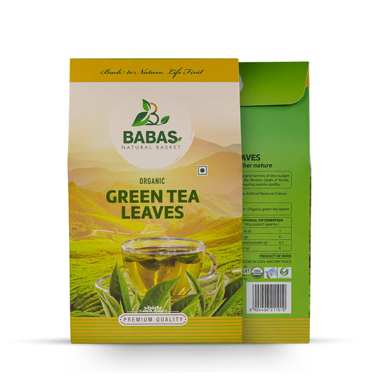 Babas Organic Green Tea Leaves 100g