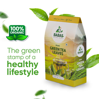 Babas Organic Green Tea Leaves 100g