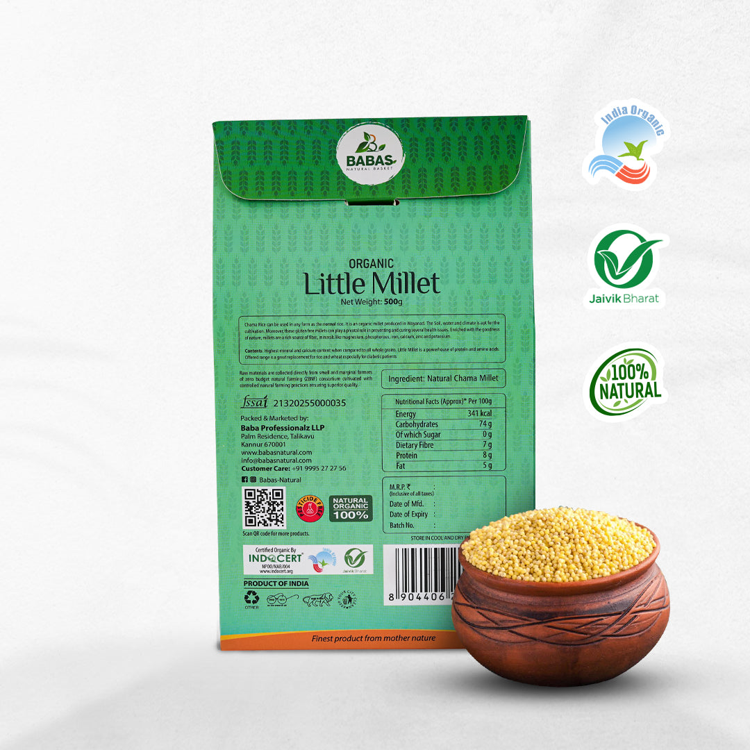 Babas Organic Little Millet 500g