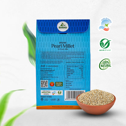 Babas Organic Pearl Millet 500g