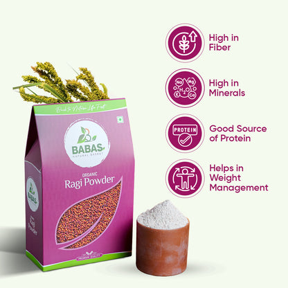 Babas Organic Ragi Powder 500g